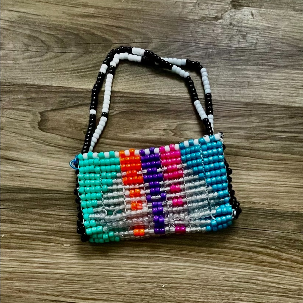 Handmade beaded purse